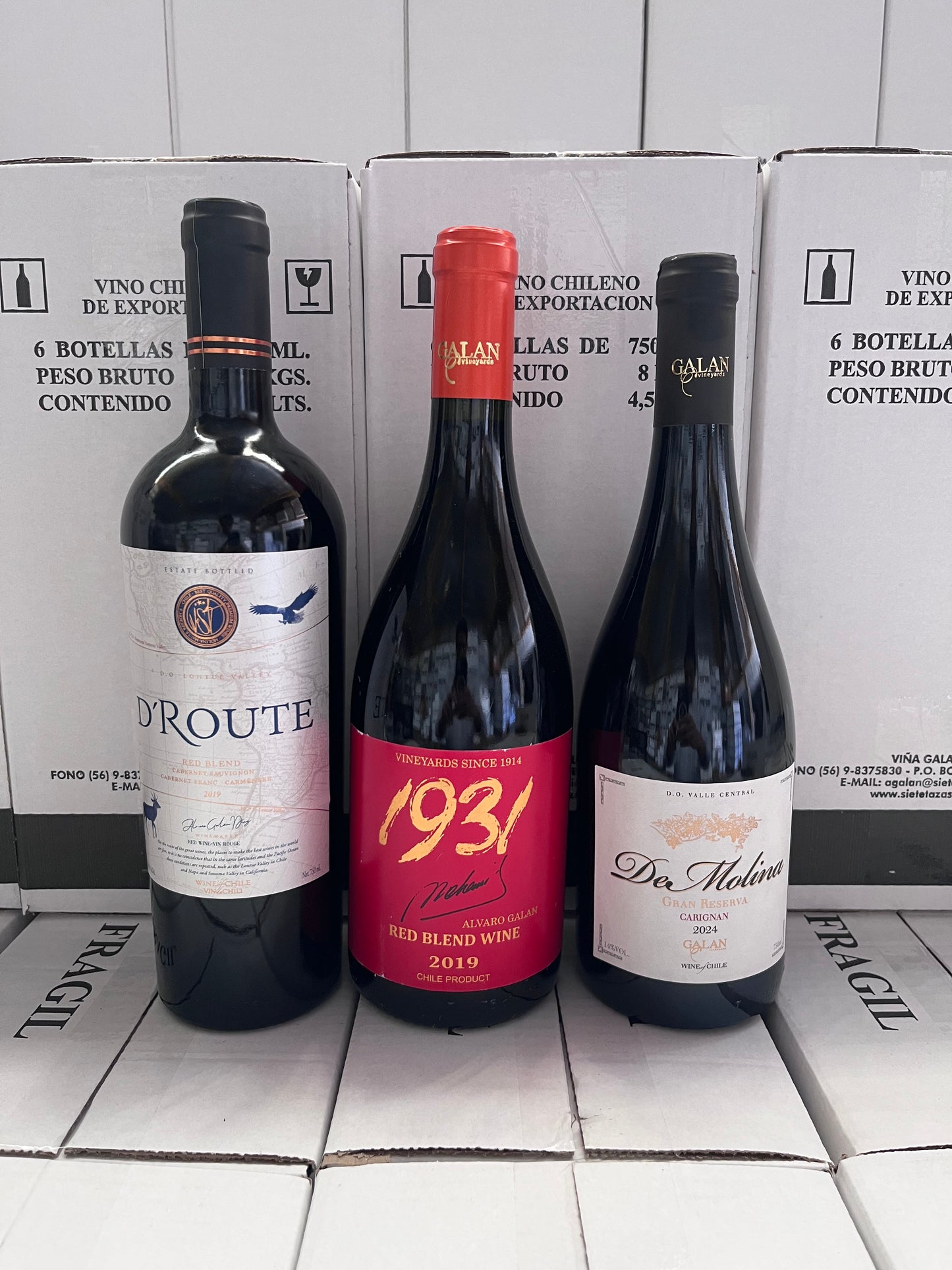 Caja 3 Vinos : 1 Gran Reserva 2 Iconos